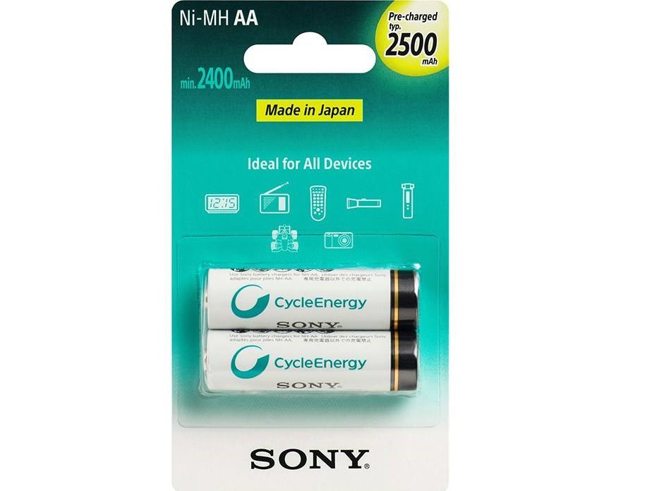 باتری قلمی قابل شارژ سونی Sony NH-AA-B2KN بسته 2 عددی